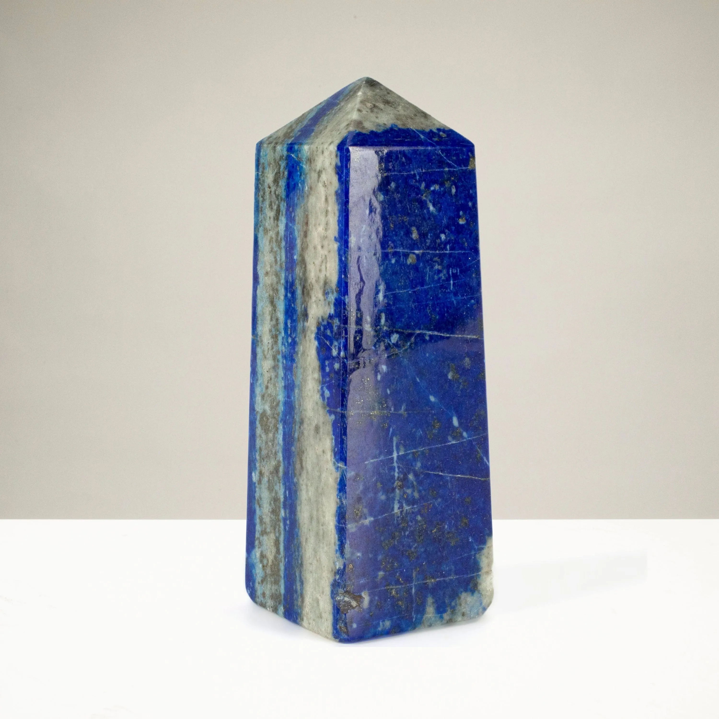 Lapis Lazuli Polished Obelisk from Afghanistan - 4 / 229 grams