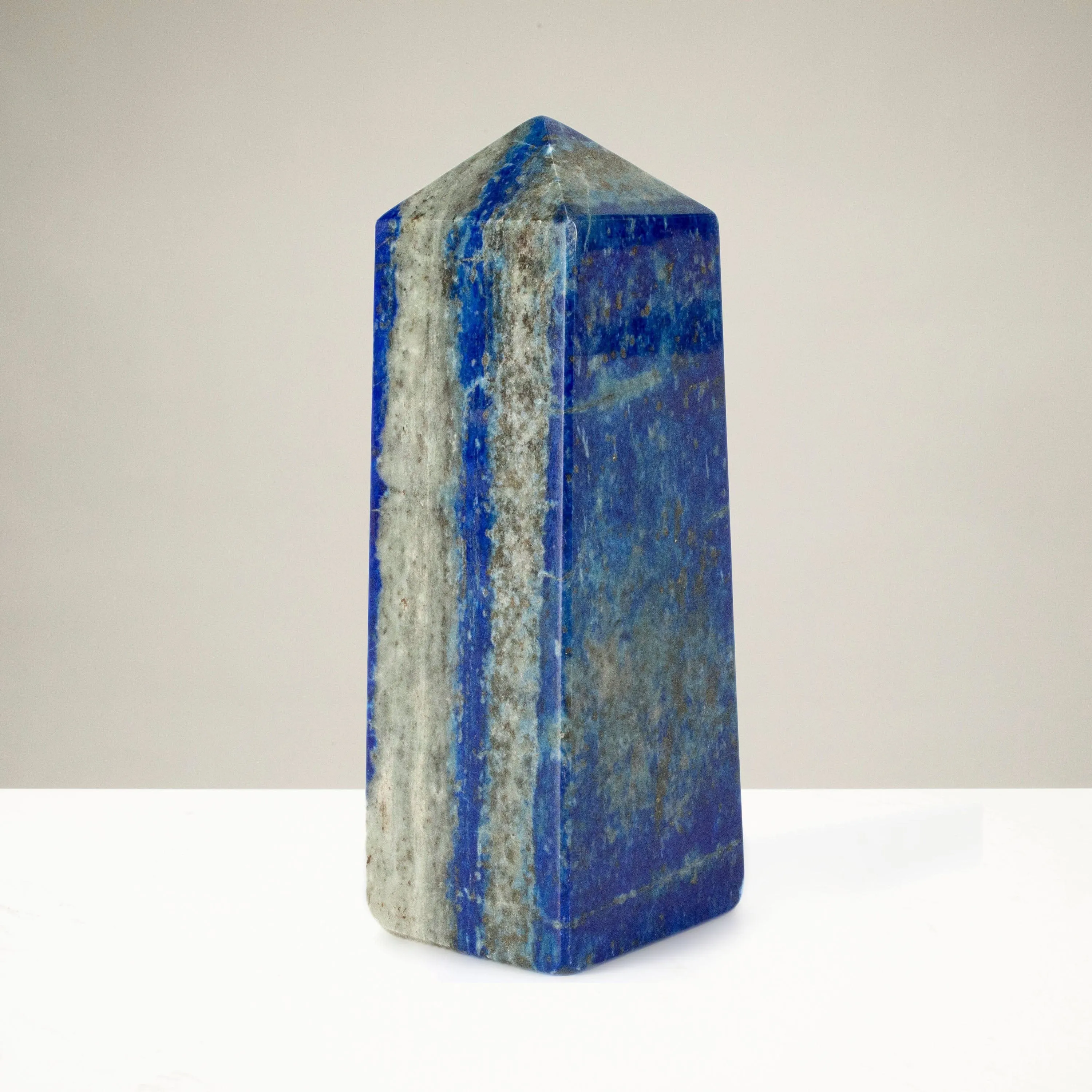 Lapis Lazuli Polished Obelisk from Afghanistan - 4 / 229 grams