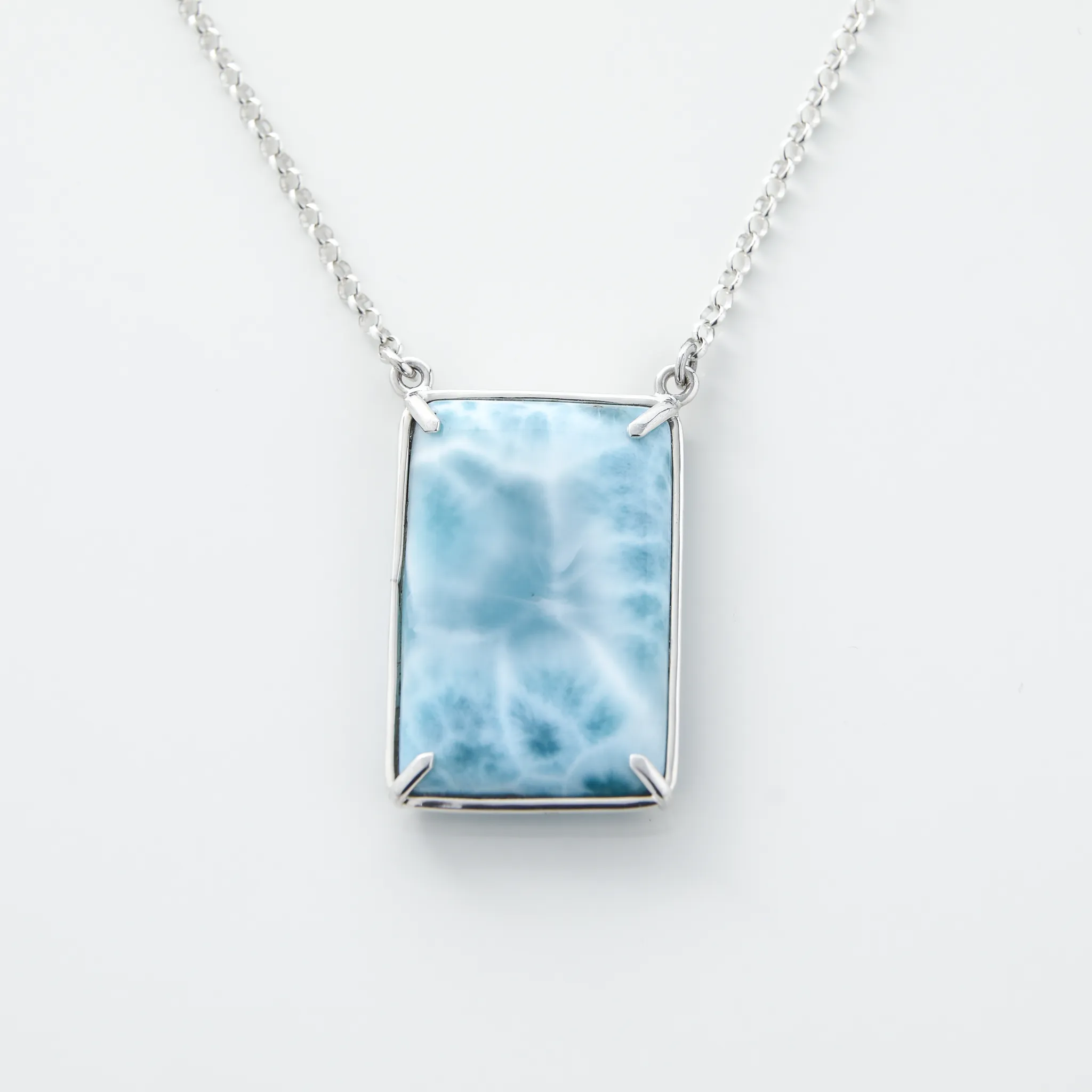 Larimar Ava Necklace