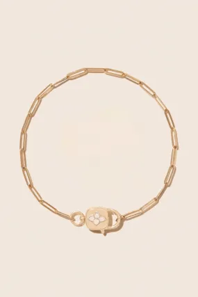 Louise Chain Bracelet - Yellow Gold