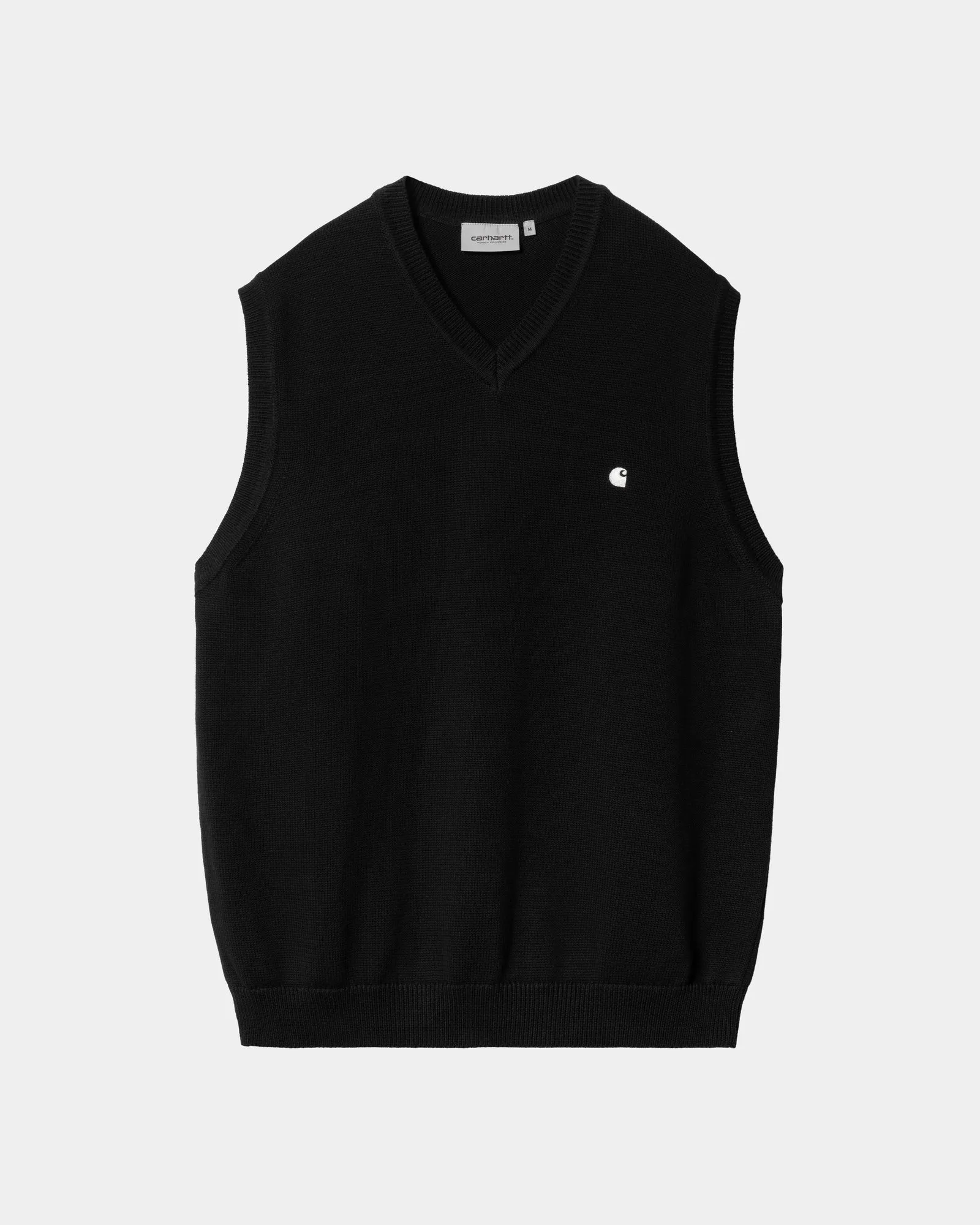 Madison Vest Sweater | Black