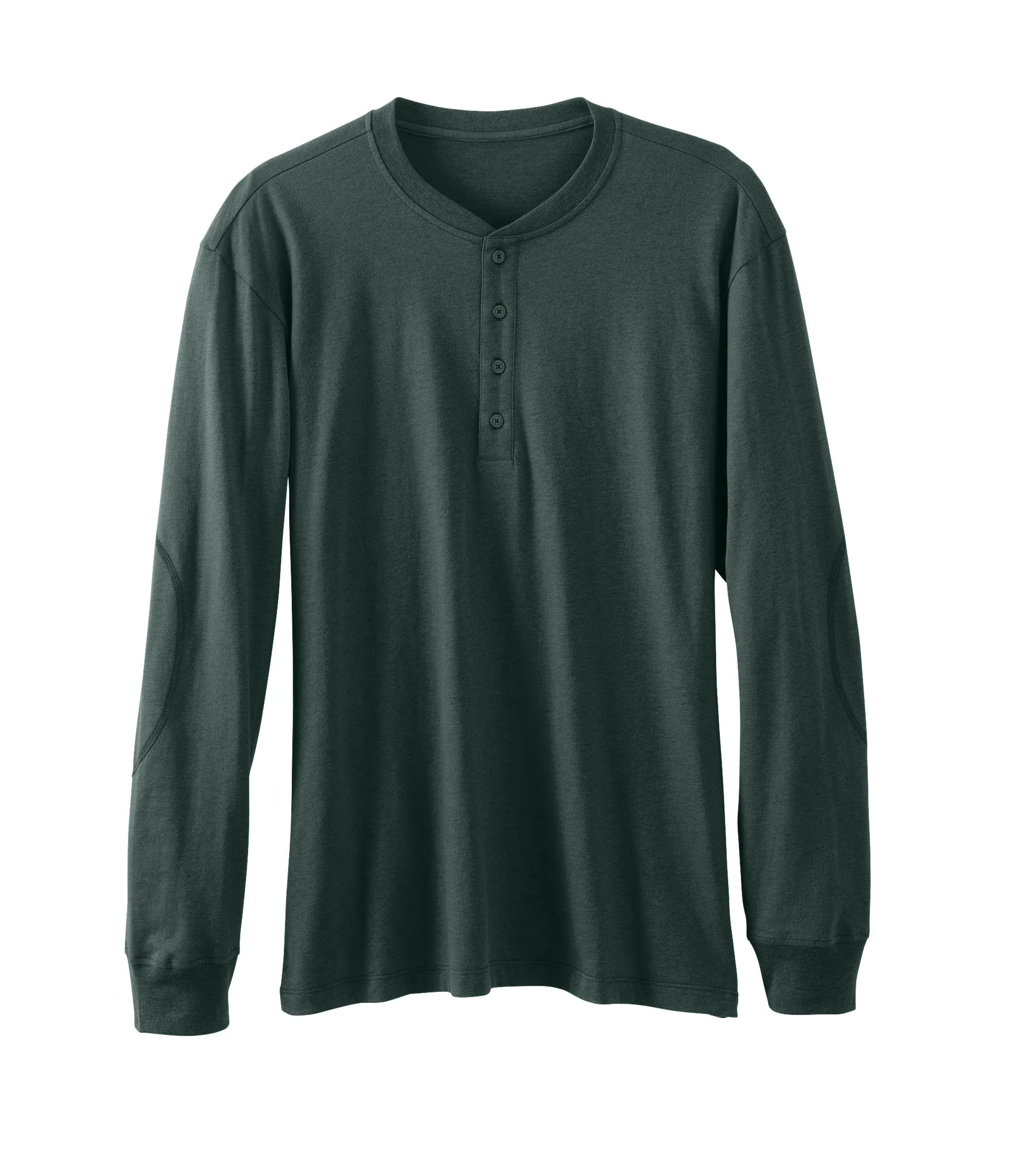 Men's 100% Organic Cotton Long Sleeve Henley