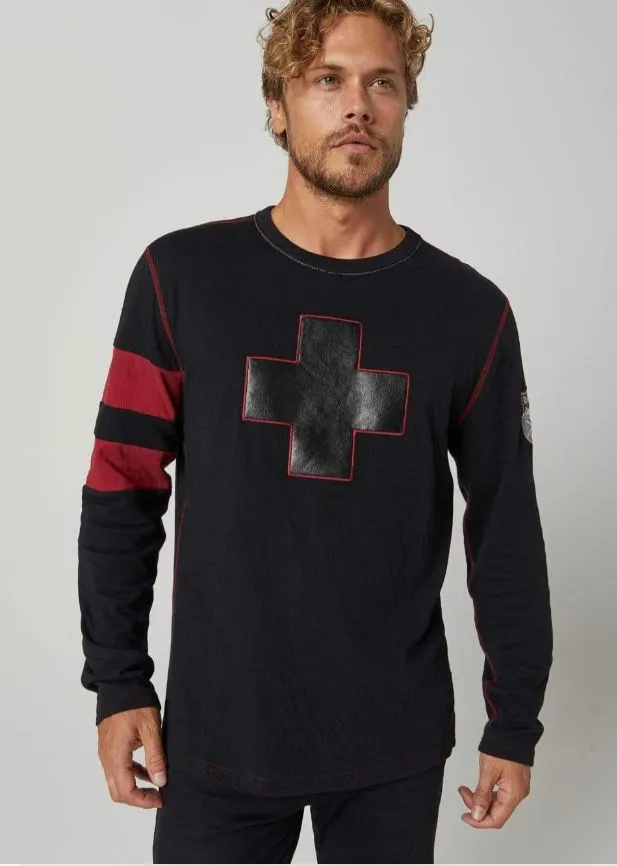 Men's Alp N Rock Helvetica Crew - Black