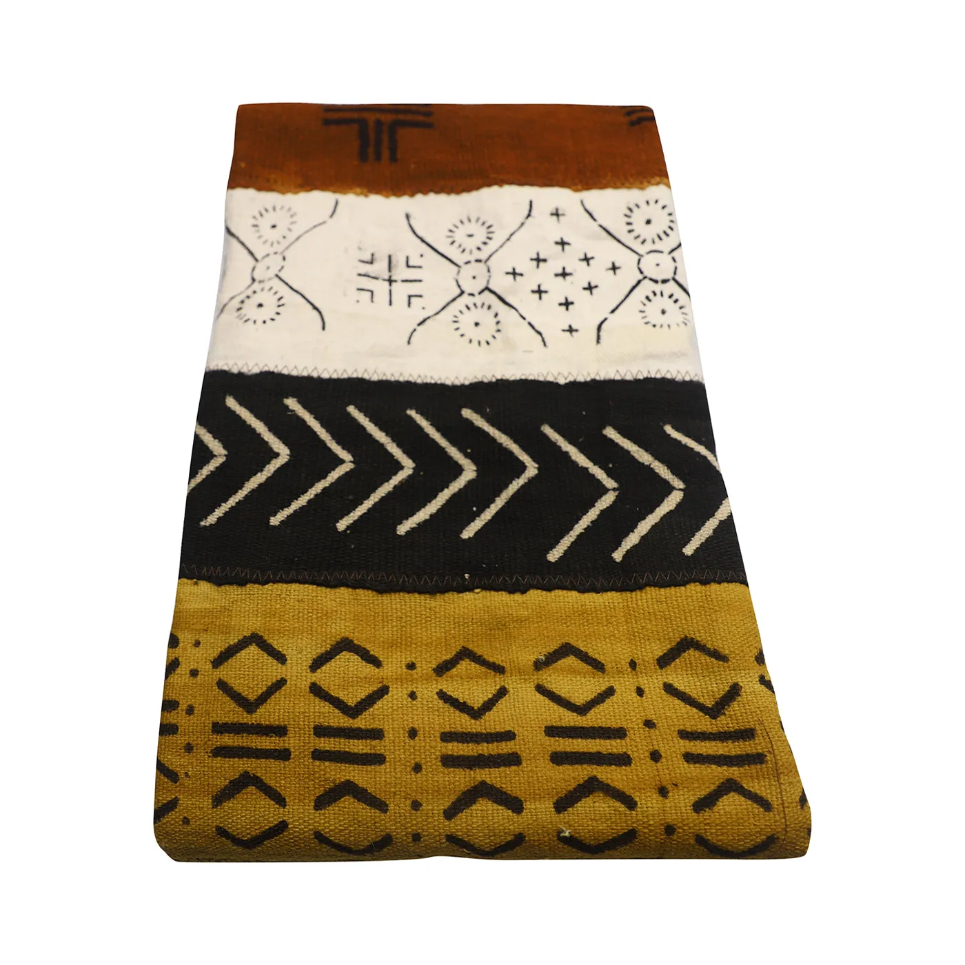 Mud Cloth Textile | Stripes Multi Color