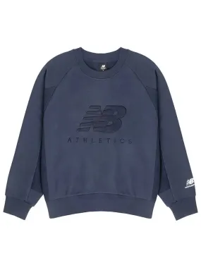 New Balance NB Athletics Crew Sweatshirt Natural Indigo