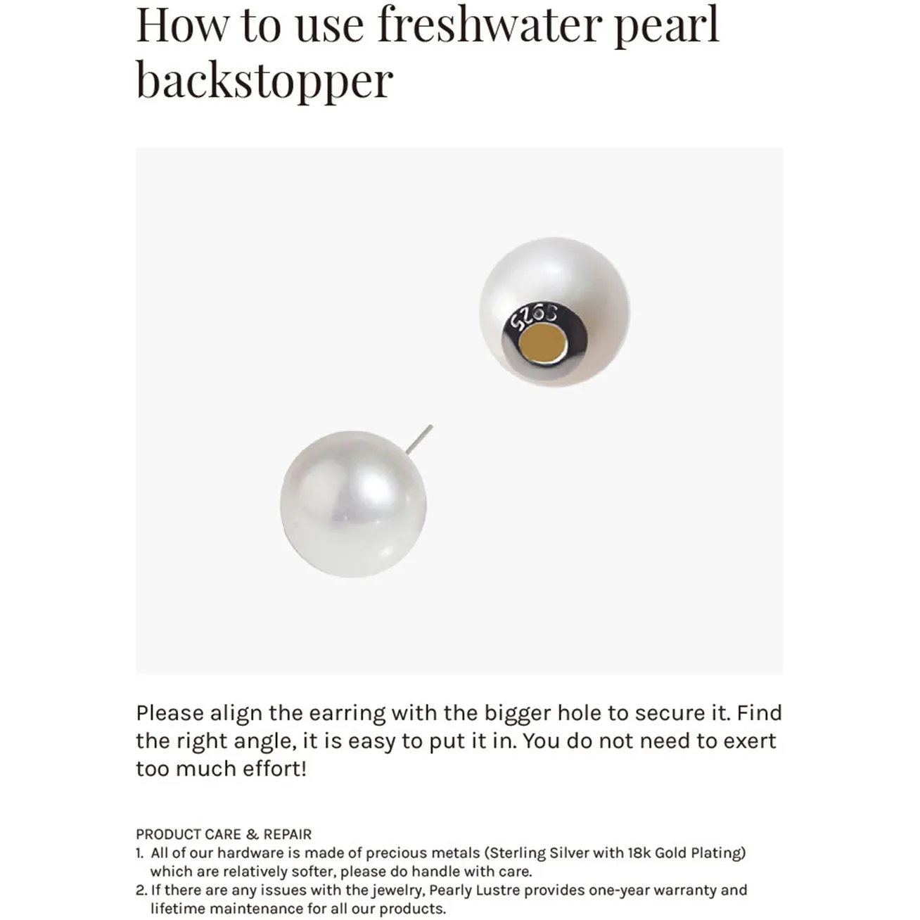 New Yorker Freshwater Pearl Earrings WE00203