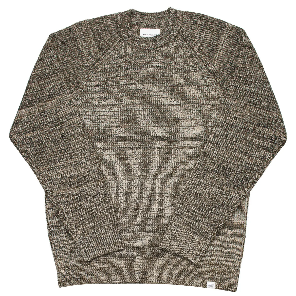 Norse Projects - Roald Wool Cotton Rib Sweater - Camel