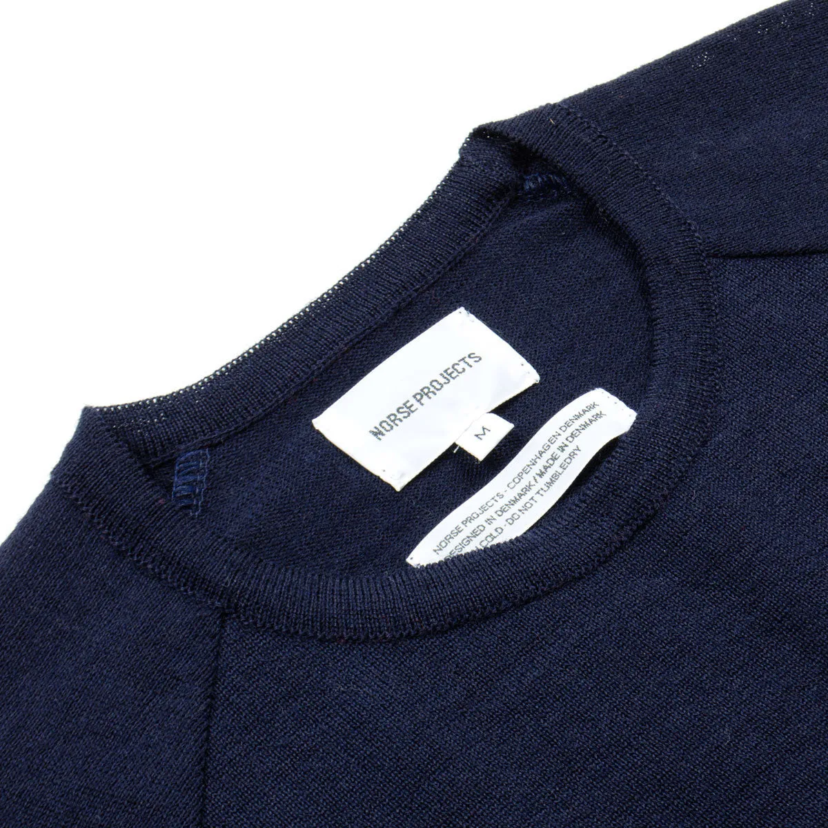 Norse Projects - Ville Light Wool Bubble Sweater - Navy Melange