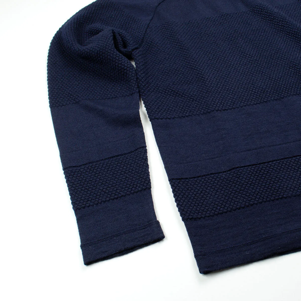 Norse Projects - Ville Light Wool Bubble Sweater - Navy Melange