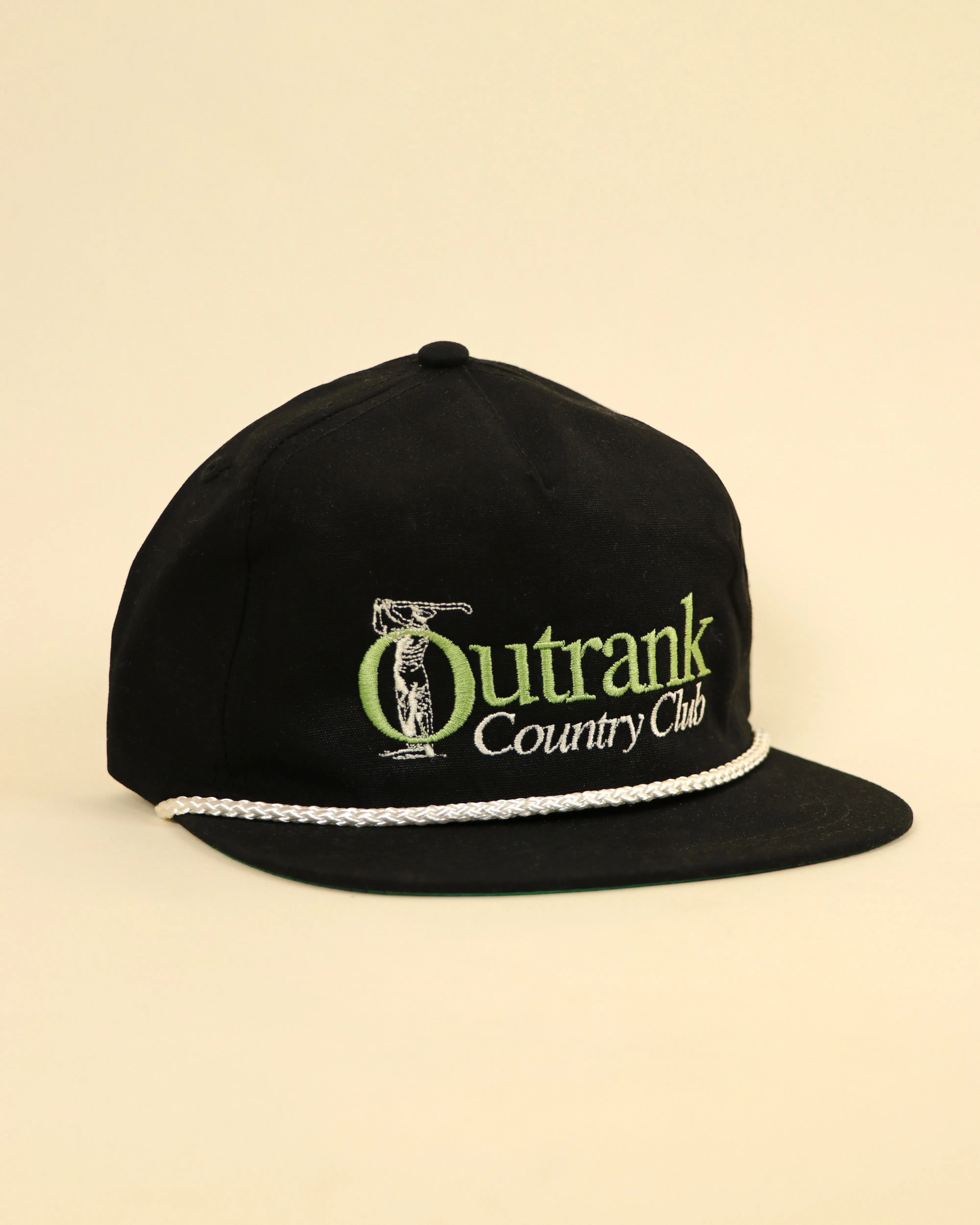 Outrank Country Golf Club Snapback Black Hat