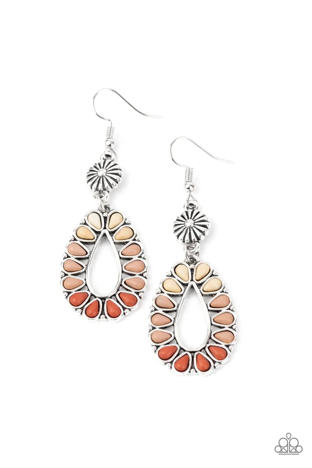 Paparazzi Earring ~ Stone Orchard - Multi