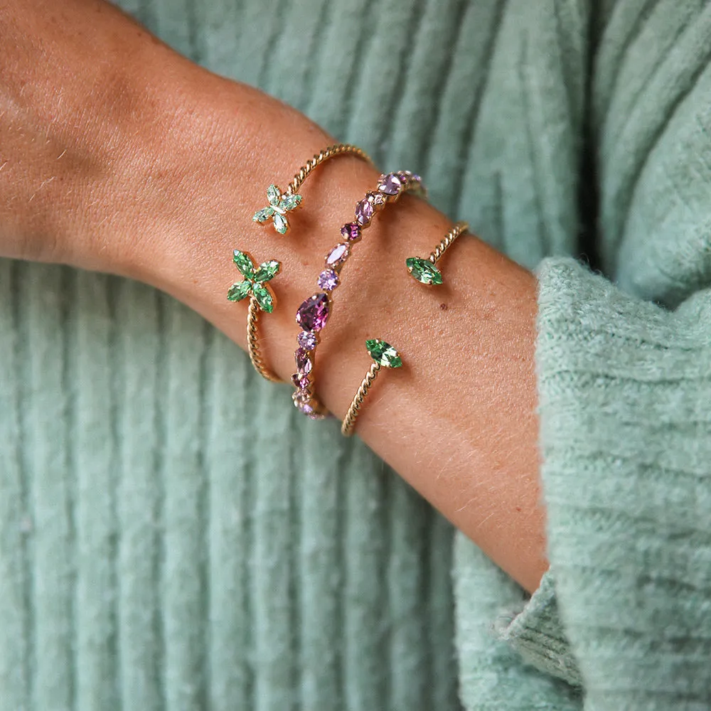 Petite Navette Bracelet / Peridot