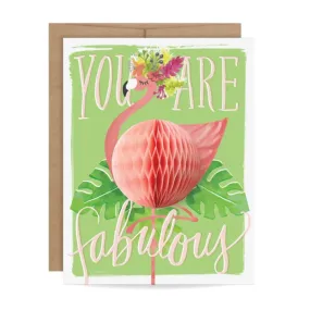 Pop-Up Card | Flamingo