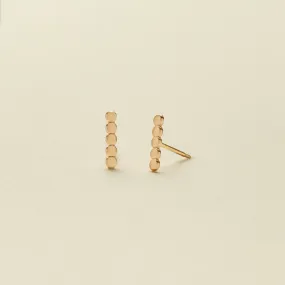 Poppy Bar Stud Earrings | Final Sale