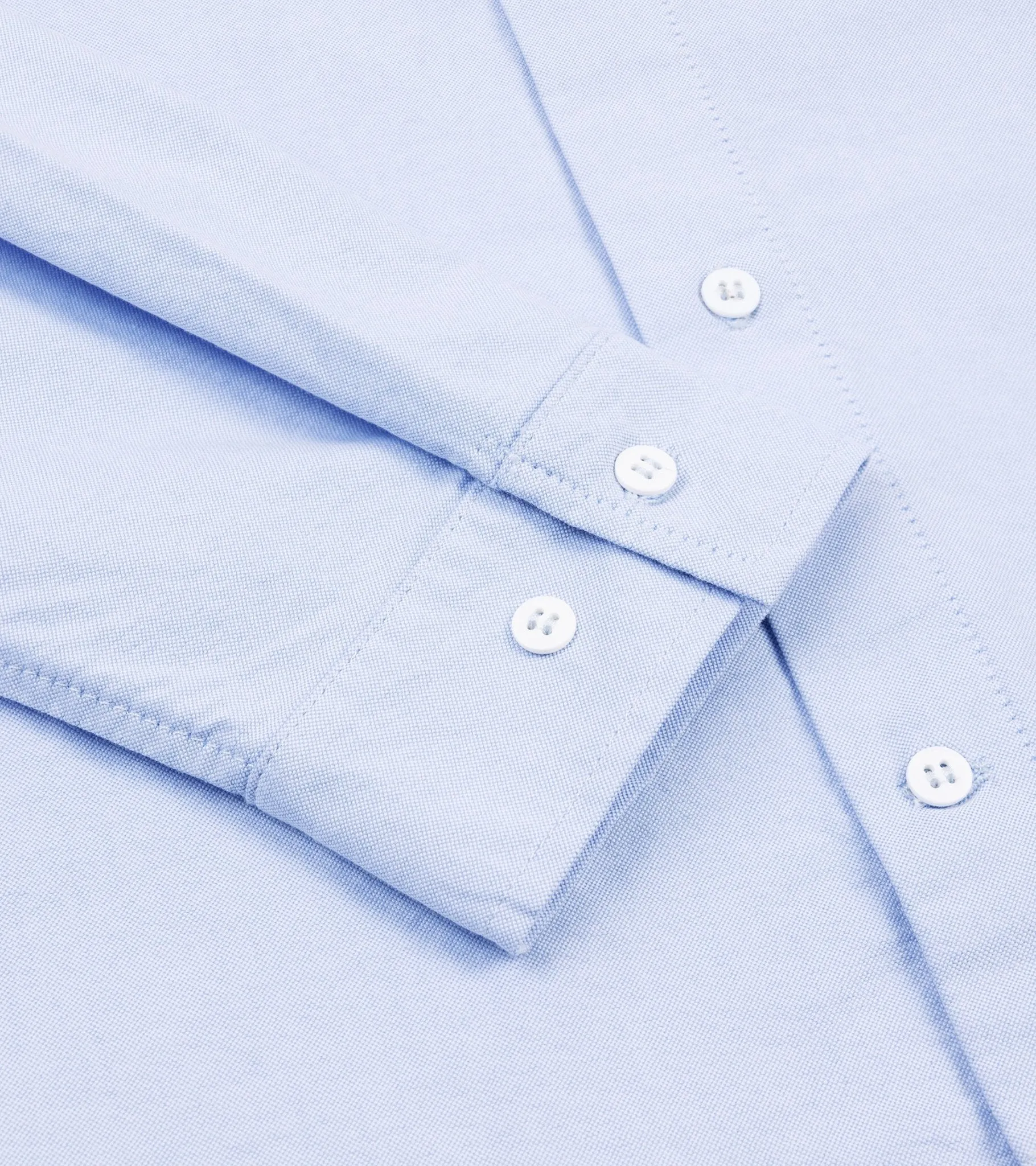 Rovi Lucca Cotton Oxford Garden Shirt: Sky Blue