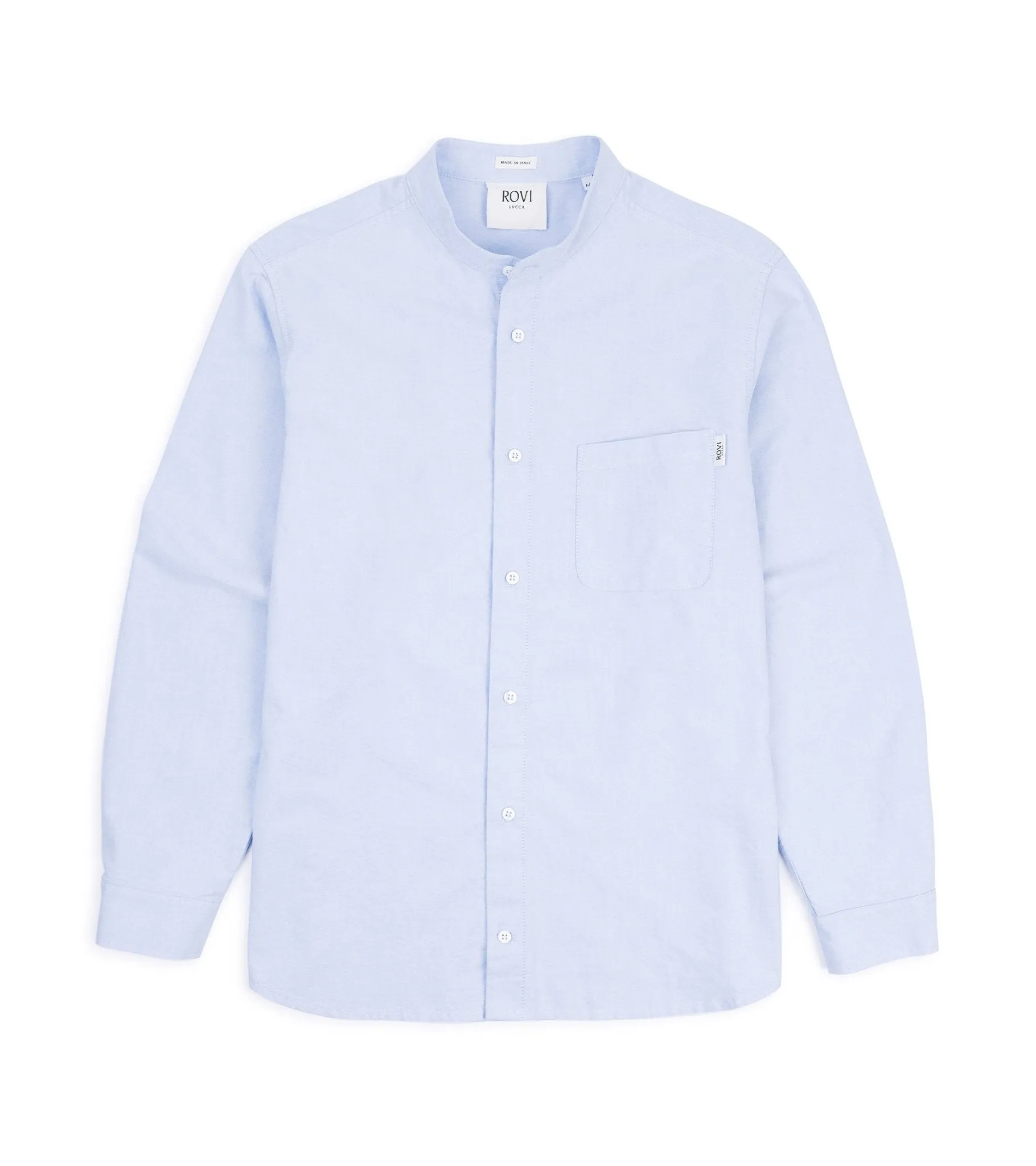 Rovi Lucca Cotton Oxford Garden Shirt: Sky Blue