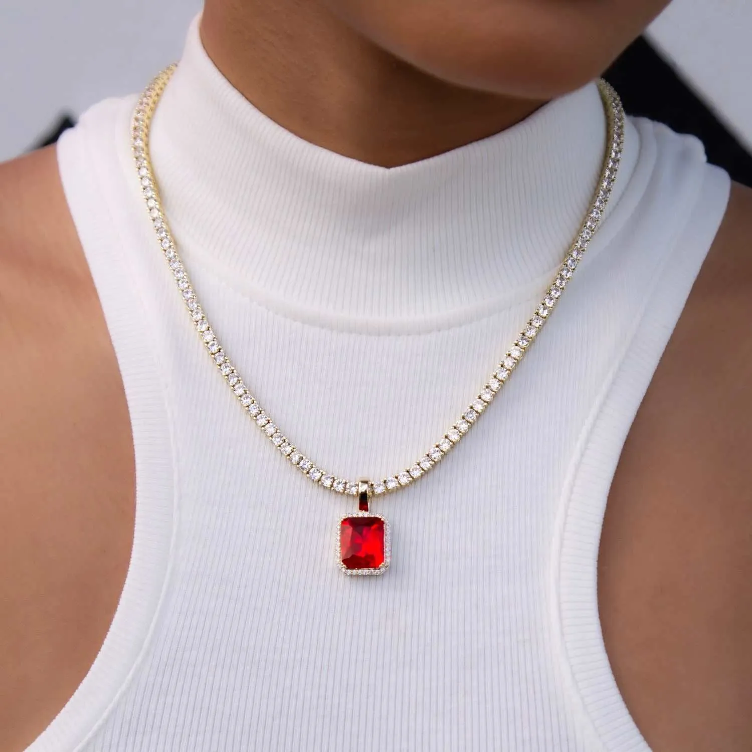 Ruby Stone Pendant