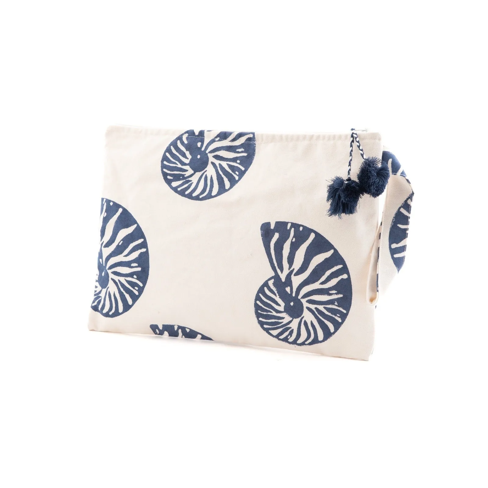 Seashell Blue Wristlet Bag