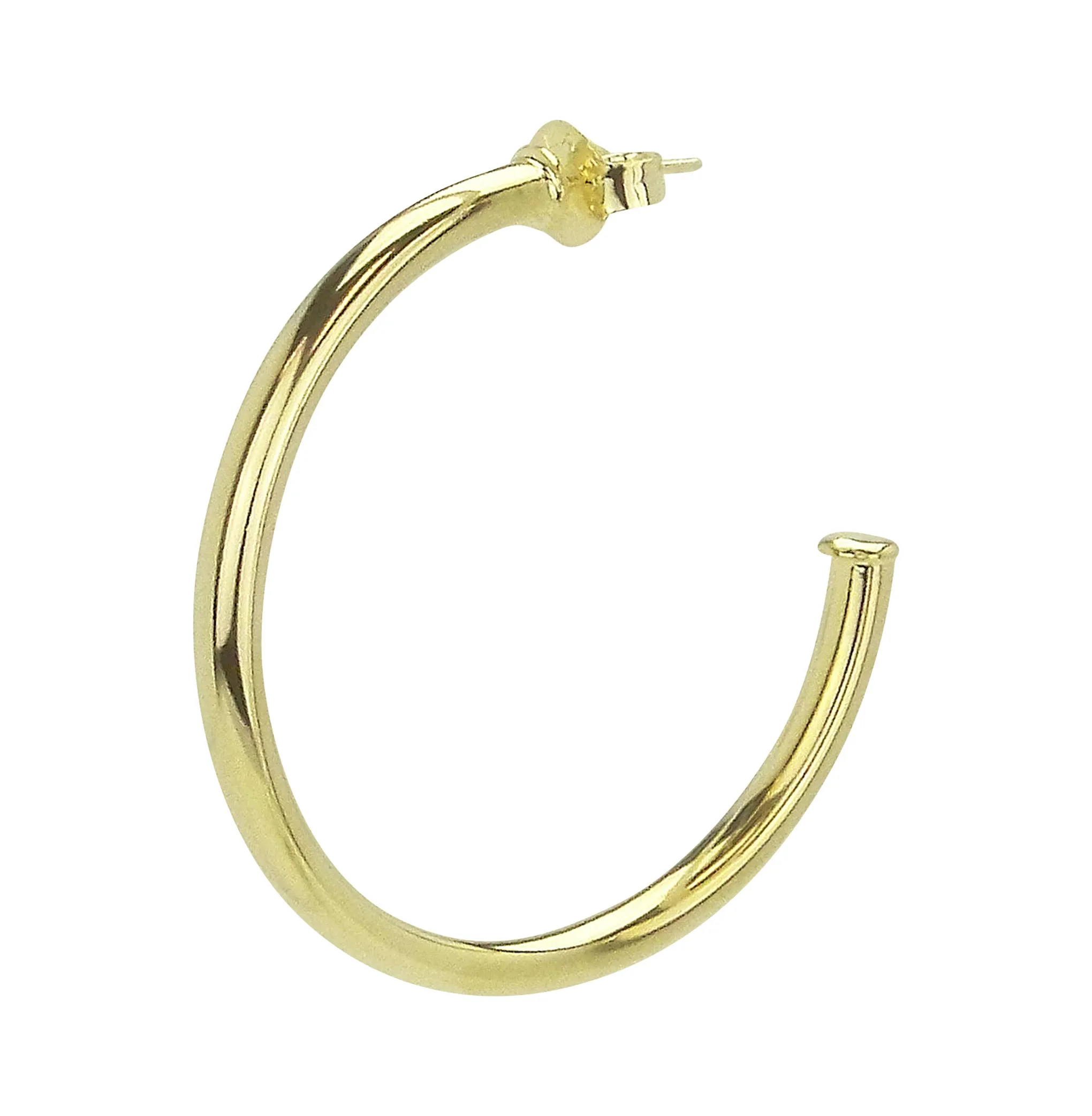 Sheila Fajl Smaller Favorite Hoop Earrings in Polished Gold Plated