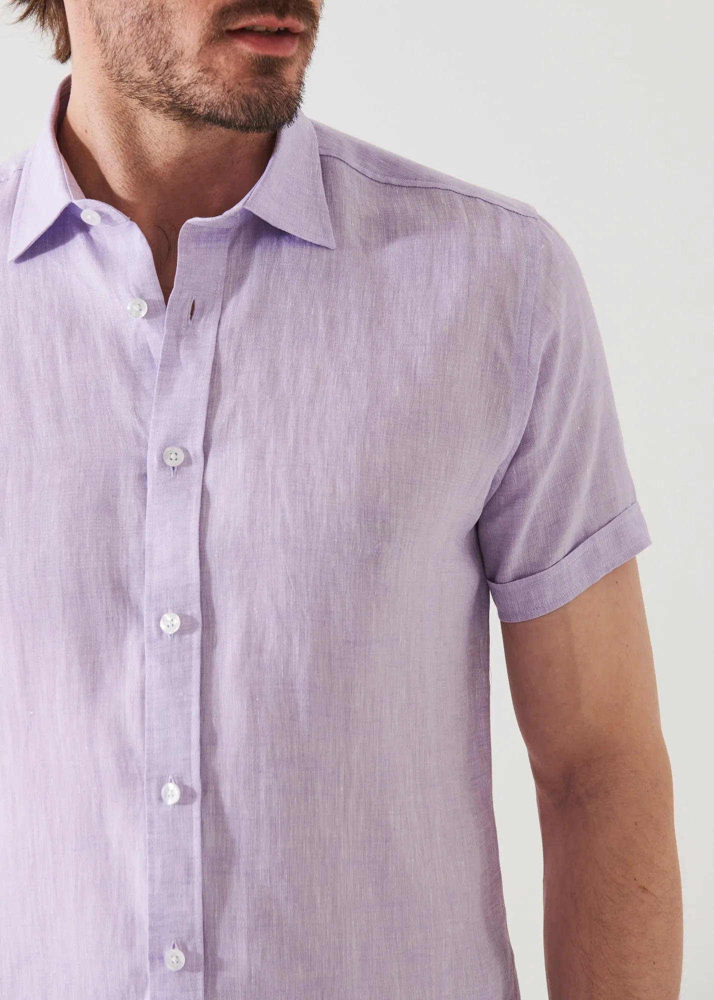 SHORT SLEEVE LINEN SHIRT