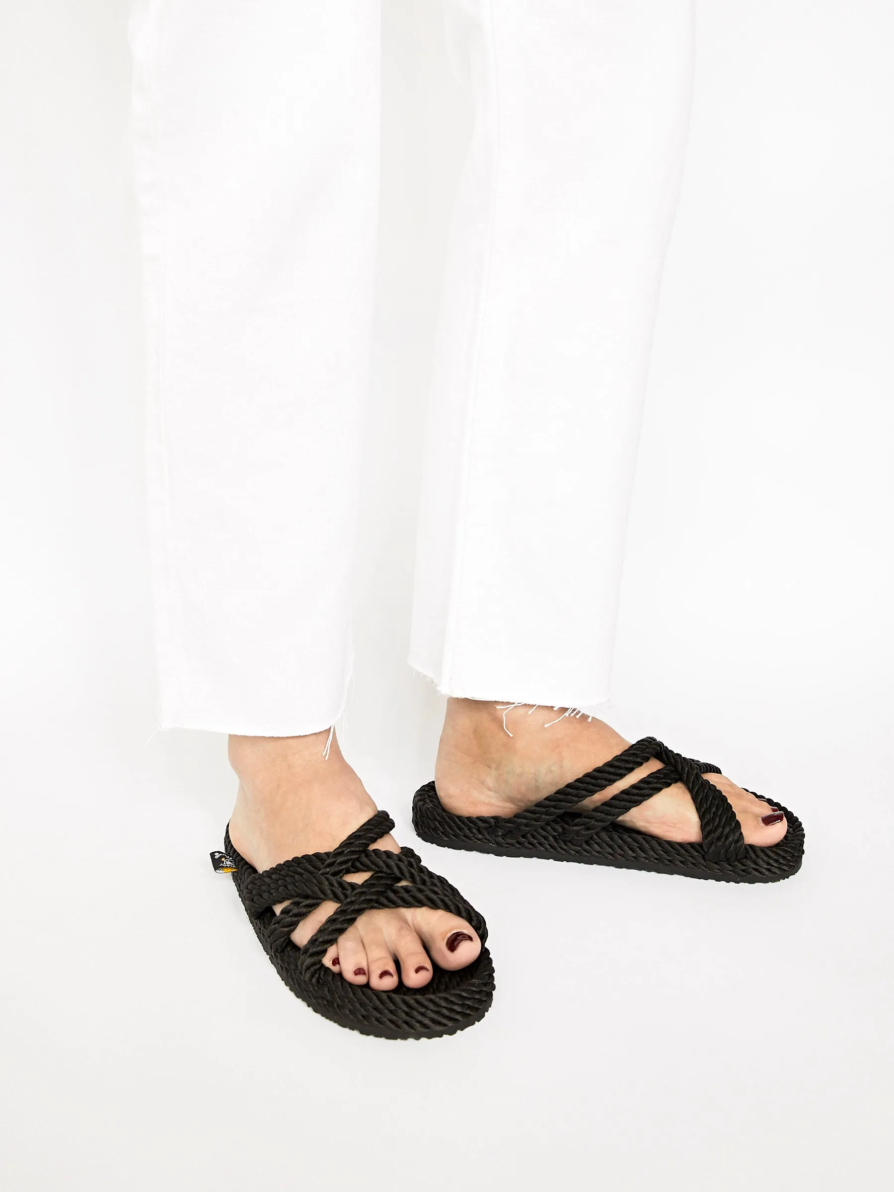 Slip On Rope Sandal with Sole