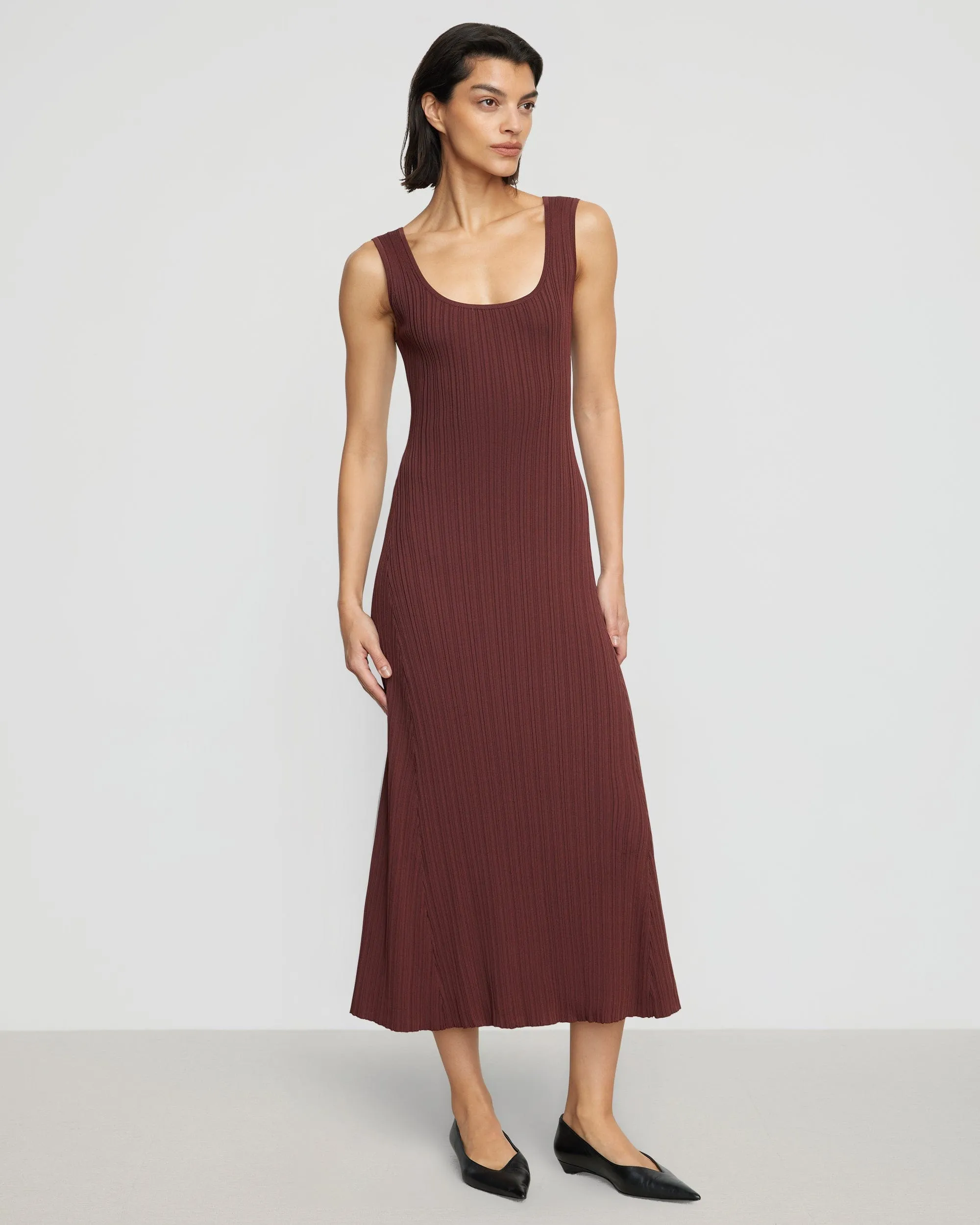 Sofia Ribbed Maxi Dress