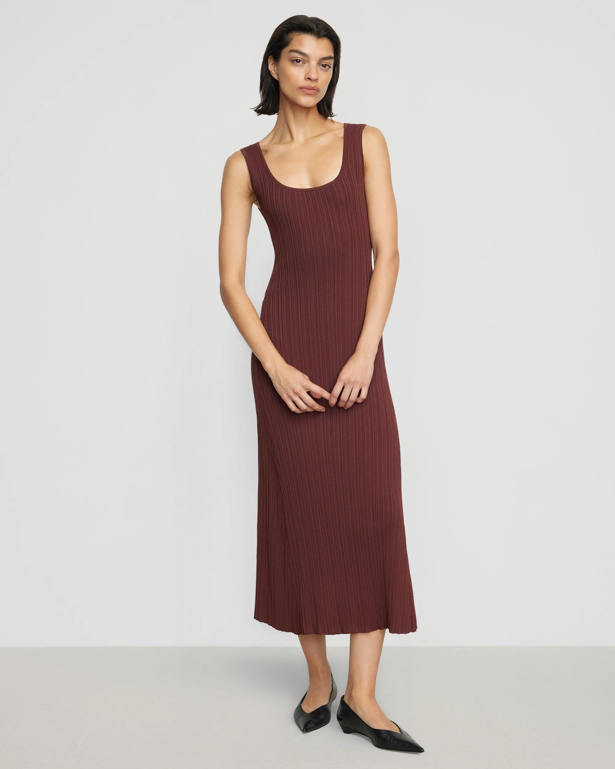 Sofia Ribbed Maxi Dress