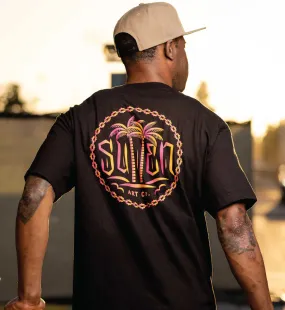 Sullen Palms Tee Black