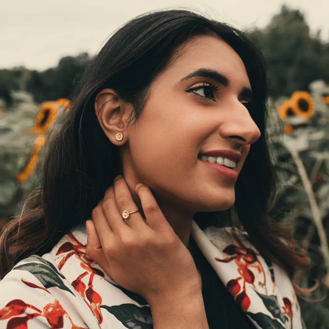 Sunflower Stud Earrings