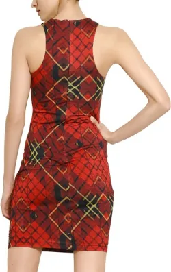 Tartan Print Dress