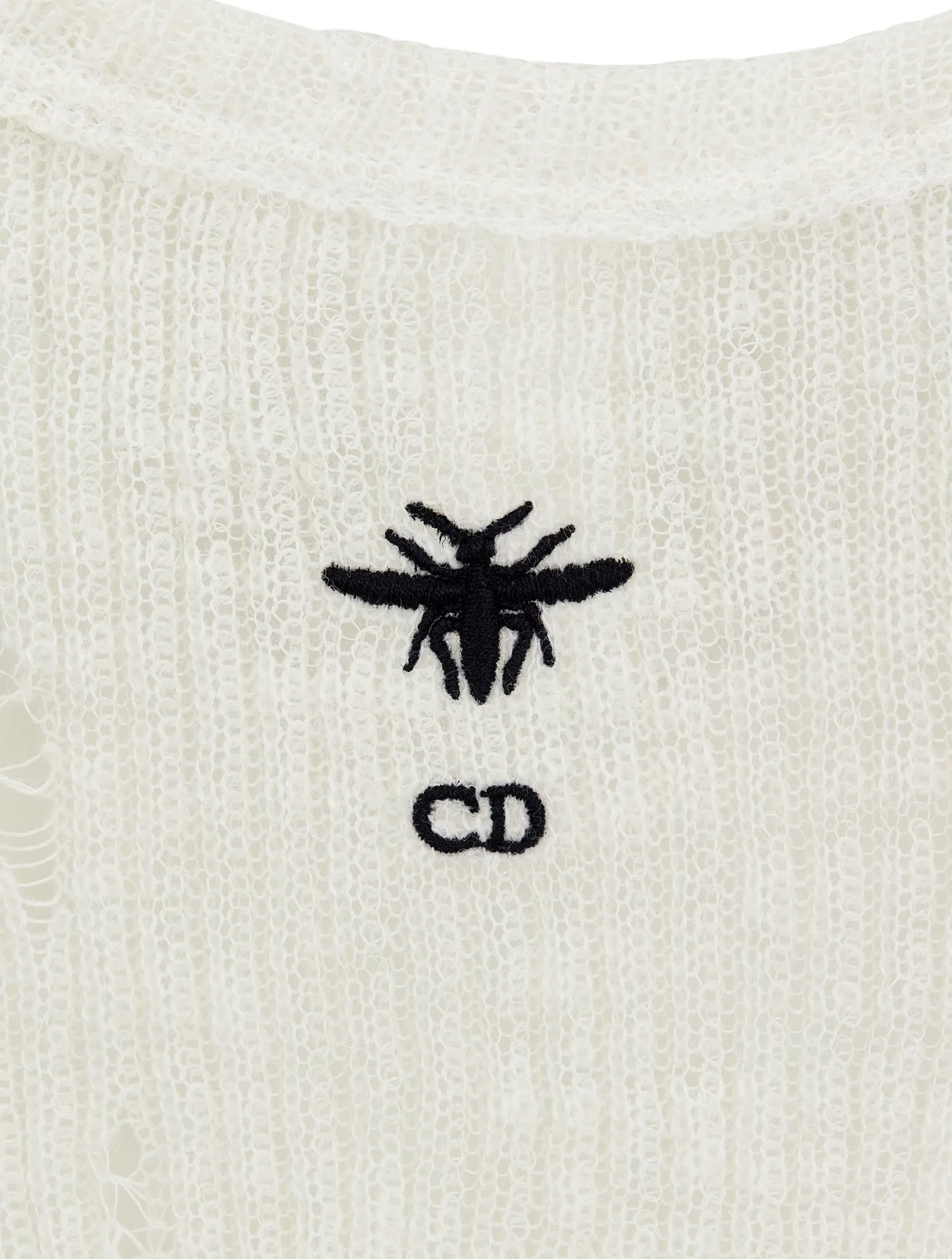 Technical linen sweater