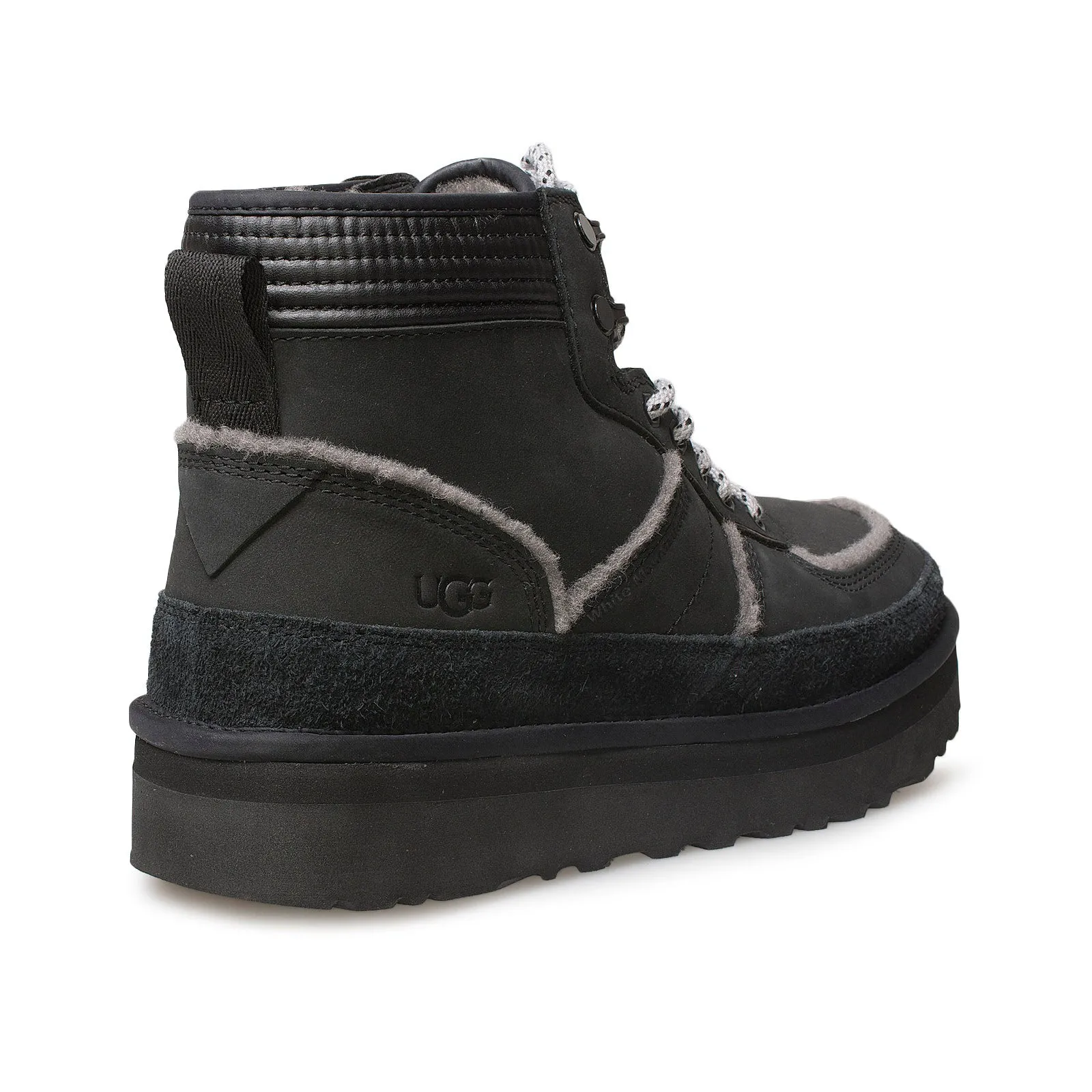 UGG   White Mountaineering Highland Sport Black Boots - Men's