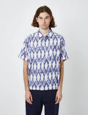 Universal Works Road Shirt (Organic) - Summer Ikat Ecru