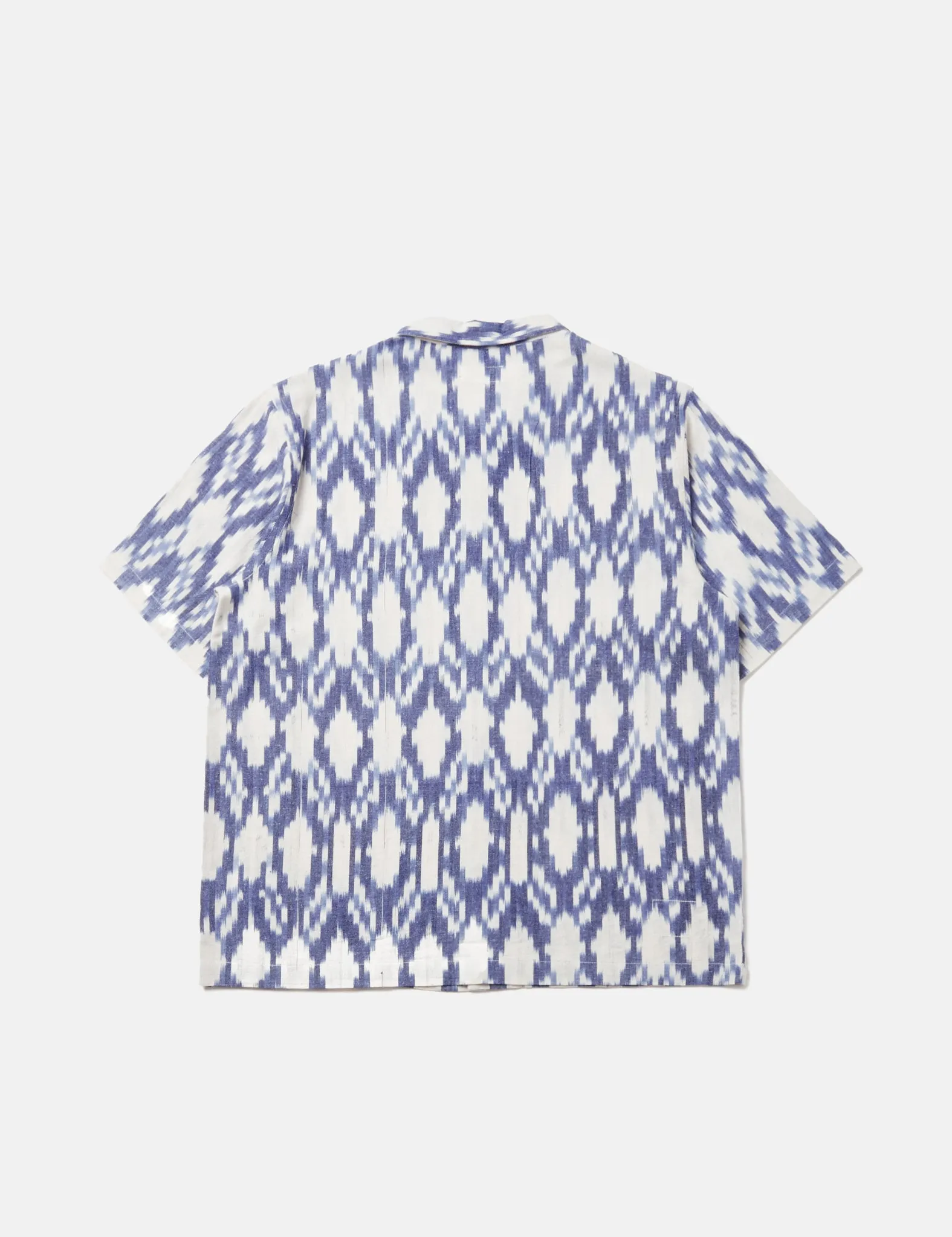 Universal Works Road Shirt (Organic) - Summer Ikat Ecru