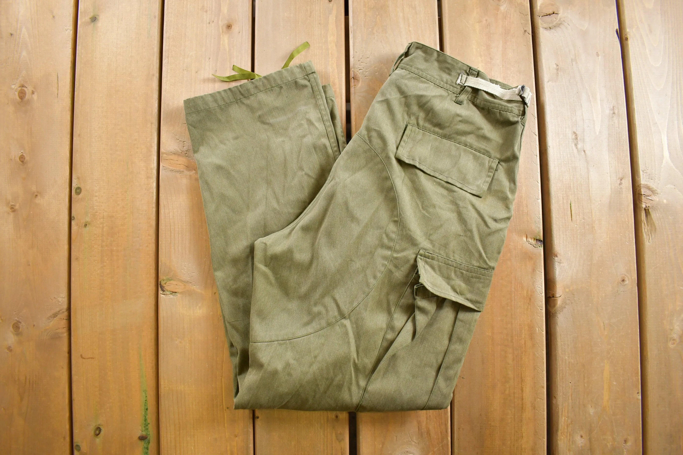 Vintage 1970s US Military Wool Trousers Size 35 - 39 x 28 / True Vintage / Army Pants / Military Pant's / Militaria