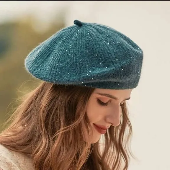 Vintage Shiny Beret