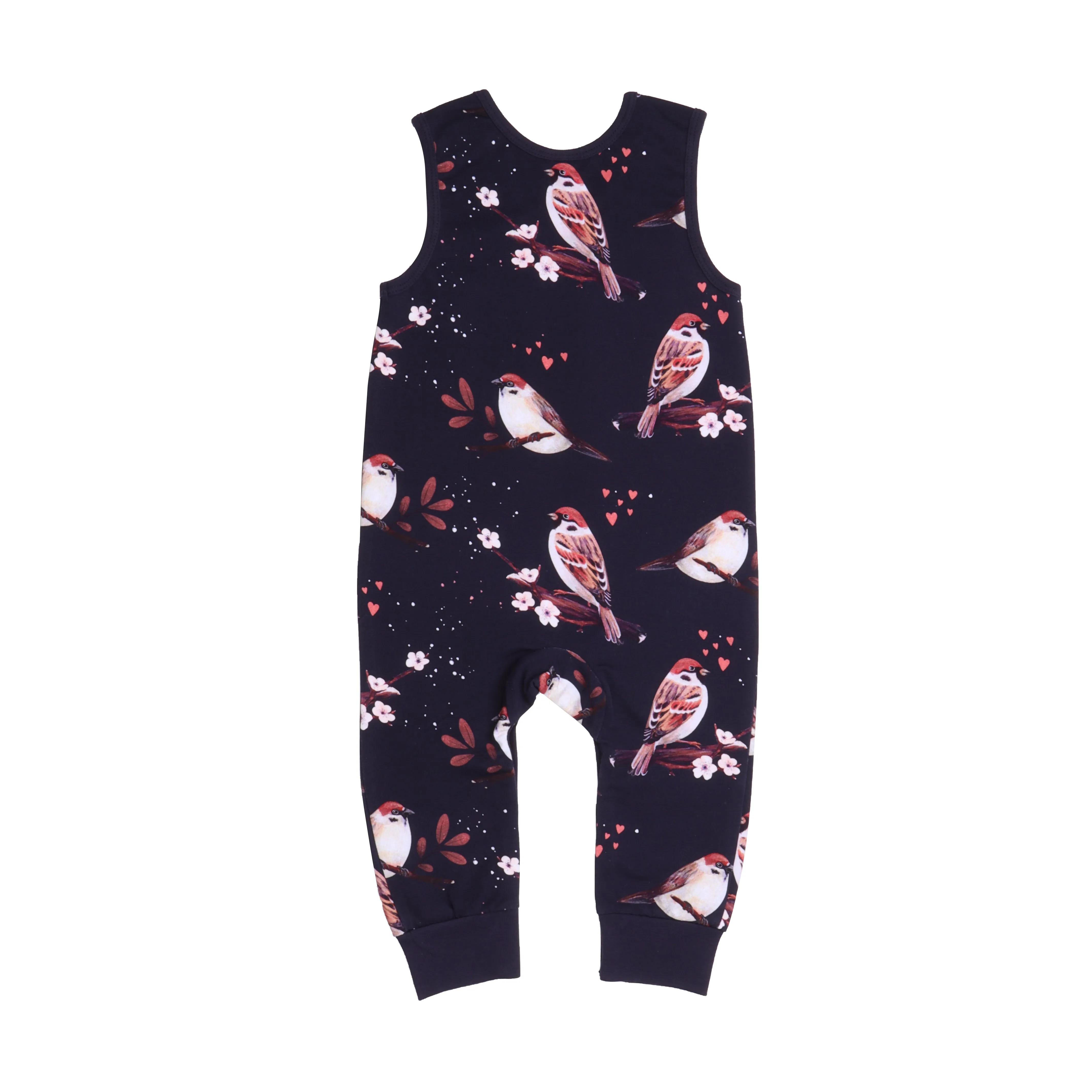 Walkiddy Little Sparrows Sweat Playsuit